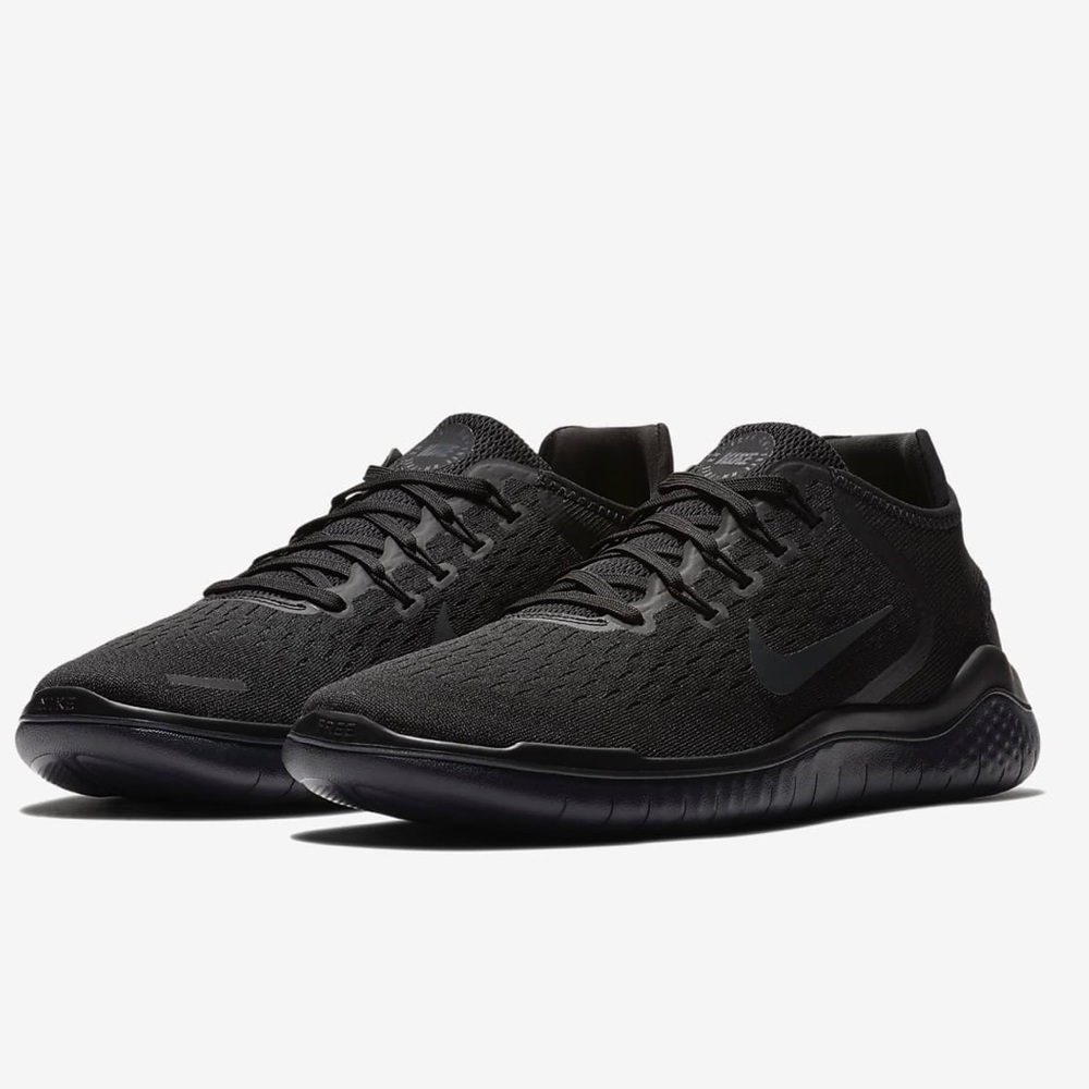 Nike Free Run 2018 Road Running Sneakers Black Size 9.5 942836-002